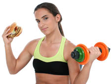 Diet and exercise go hand in hand, a good diet compliments 